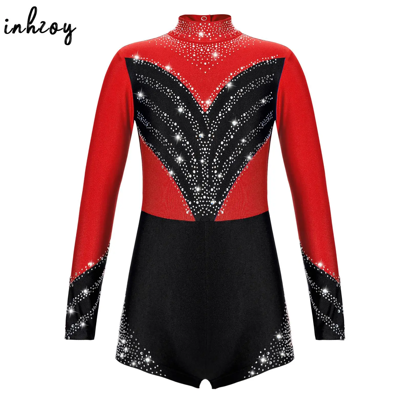 Girls Leotards Gymnastics Acrobatics Performance Jumpsuit Long Sleeve Shiny Diamond Ballet Dance Costume Figure Skating Bodysuit
Girls Leotards Gymnastics Acrobatics Performance Jumpsuit Long Sleeve Shiny Diamond Ballet Dance Costume Figure Skating Bodysuit