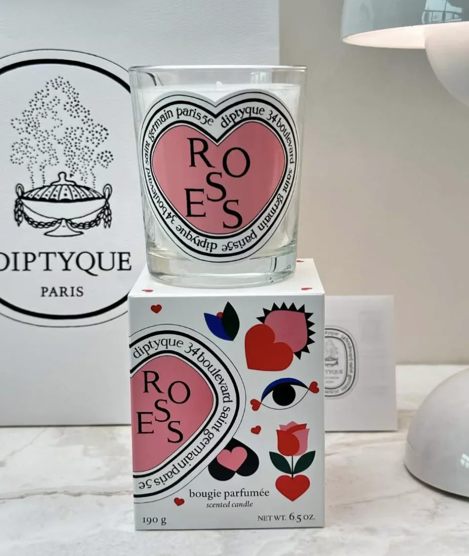 

2024 French Romance Aromatherapy Candles Valentine's Day Roses Scented Candle Home Fragrance Diffuser Limit Packaging Gifts
