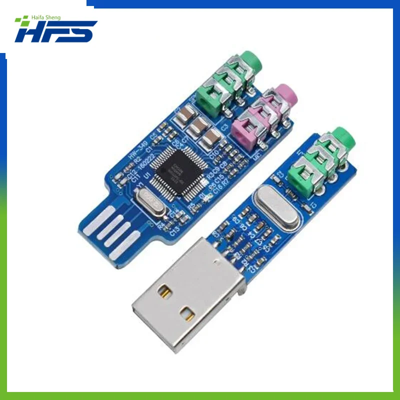 

5V Mini PCM2704 CM108 USB DAC HIFI USB Sound Card USB Power DAC Decoder Board Module For Arduino Raspberry Pi 16 Bits