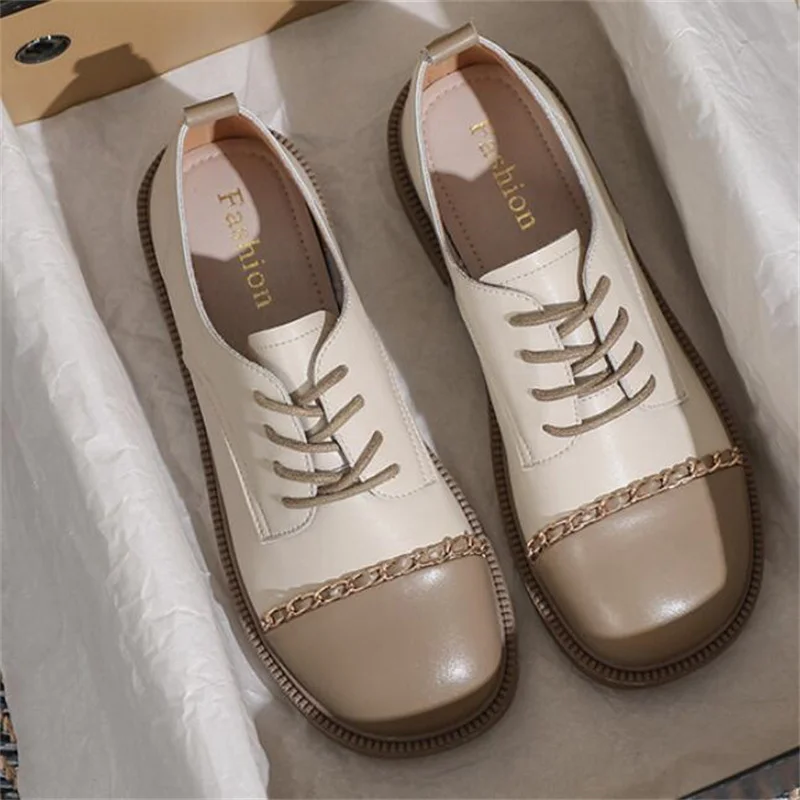 Flat Shoes Women's 2022 New Retro Mary Jane Women Shoes Lace Up Soft Bottom British Style Oxfords Shoes For Women Footwear
Flat Shoes Women's 2022 New Retro Mary Jane Women Shoes Lace Up Soft Bottom British Style Oxfords Shoes For Women Footwear