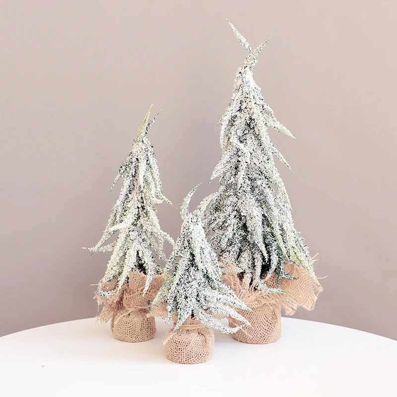 Snow spray flocking linen cedar mini small Christmas tree counter window table top ornaments Christmas decorations
Snow spray flocking linen cedar mini small Christmas tree counter window table top ornaments Christmas decorations