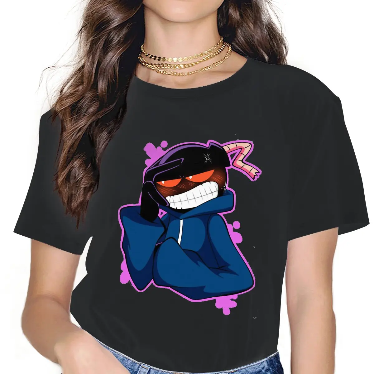 Fnf Whitty Female Shirts Friday Night Funkin Boyfriend GF Rhythm Game Loose Vintage Women Clothe Harajuku Casual Feminine Blusas
Fnf Whitty Female Shirts Friday Night Funkin Boyfriend GF Rhythm Game Loose Vintage Women Clothe Harajuku Casual Feminine Blusas
