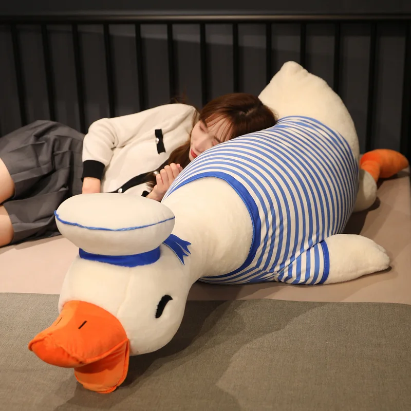 160CM Kawaii Giant Size Navy Hat Duck Plush Toy Kids Stuffed Long SleepPillow Cushion Children Girls Girlfriend Birthday Gifts
160CM Kawaii Giant Size Navy Hat Duck Plush Toy Kids Stuffed Long SleepPillow Cushion Children Girls Girlfriend Birthday Gifts