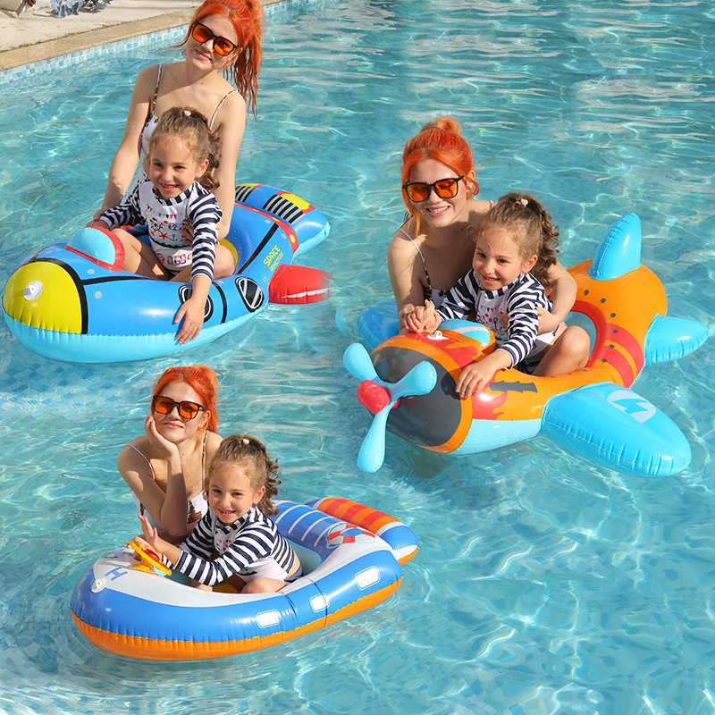New Inflatable Swim Ring Baby Water Game Seat Float Boat with Steering Wheel Children's Aircraft Swim Ring Water Toys
New Inflatable Swim Ring Baby Water Game Seat Float Boat with Steering Wheel Children's Aircraft Swim Ring Water Toys