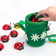 Counting Ladybugs Model Blocks 12pcs Educational Toys Digital Beetle Wooden Children Early Learning Aids Montessori Toddler Toys
Counting Ladybugs Model Blocks 12pcs Educational Toys Digital Beetle Wooden Children Early Learning Aids Montessori Toddler Toys