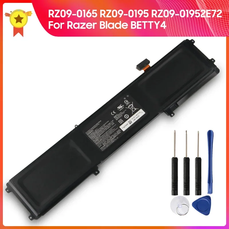 Запасная батарея для Razer Blade RZ09-0165 RZ09-0165 6160mAh Betty4, запасная батарея + инструмент
Запасная батарея для Razer Blade RZ09-0165 RZ09-0165 6160mAh Betty4, запасная батарея + инструмент