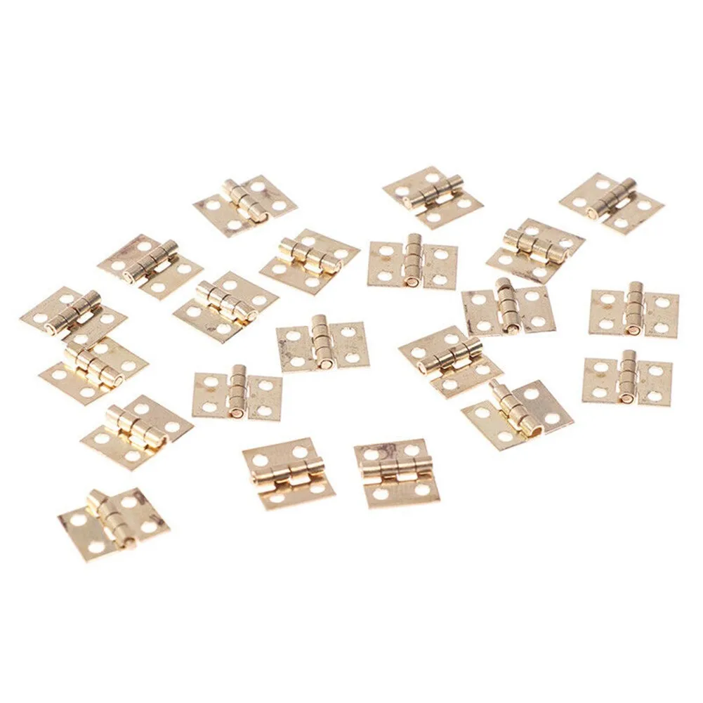 50pcs Small Mini Decorative Jewelry Cigar Box Hinges Brushed Brass+Nails Hardware Connector 4 Mounting Holes Furniture Home
50pcs Small Mini Decorative Jewelry Cigar Box Hinges Brushed Brass+Nails Hardware Connector 4 Mounting Holes Furniture Home