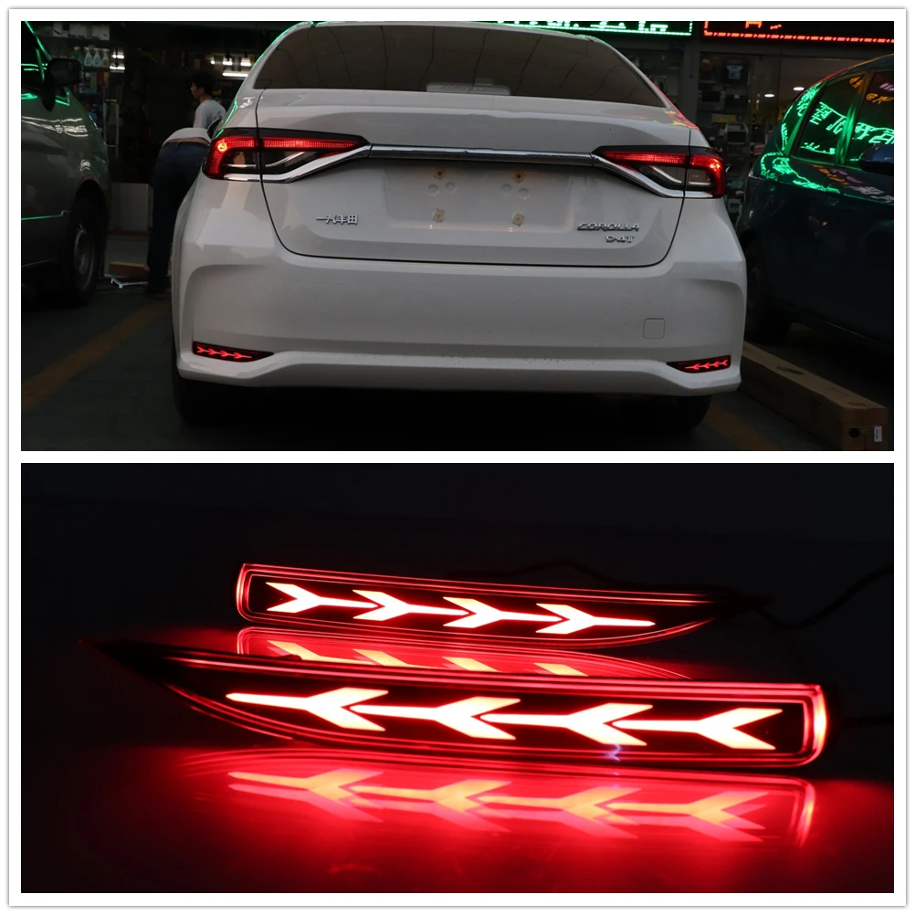 For Toyota Corolla Sedan 2019 2020 Diffuser Side Reflector Brake Light Signal Reflective Indicator Bulb LED Rear Bumper Fog Lamp
For Toyota Corolla Sedan 2019 2020 Diffuser Side Reflector Brake Light Signal Reflective Indicator Bulb LED Rear Bumper Fog Lamp