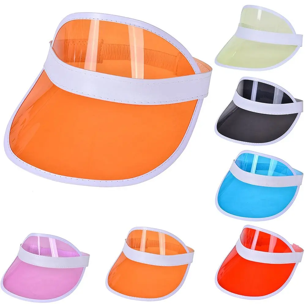 PVC Transparent Women Men Anti-UV Sunshade Hat Visor Caps Summer Baseball Hat Bicycle Sun Hat
PVC Transparent Women Men Anti-UV Sunshade Hat Visor Caps Summer Baseball Hat Bicycle Sun Hat