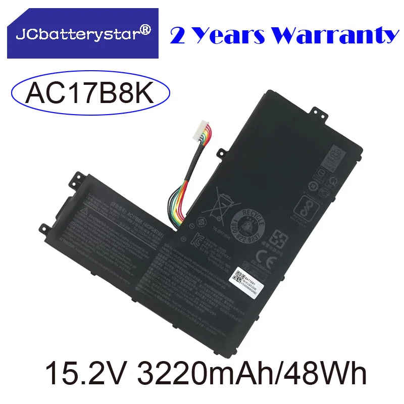 

JC new AC17B8K Laptop Battery For Acer Swift 3 SF315-52 SF315 SF315-52G-58HG SF315-52G-8376 52G-85CZ 531A 4ICP5/57/81 15.2V 48Wh