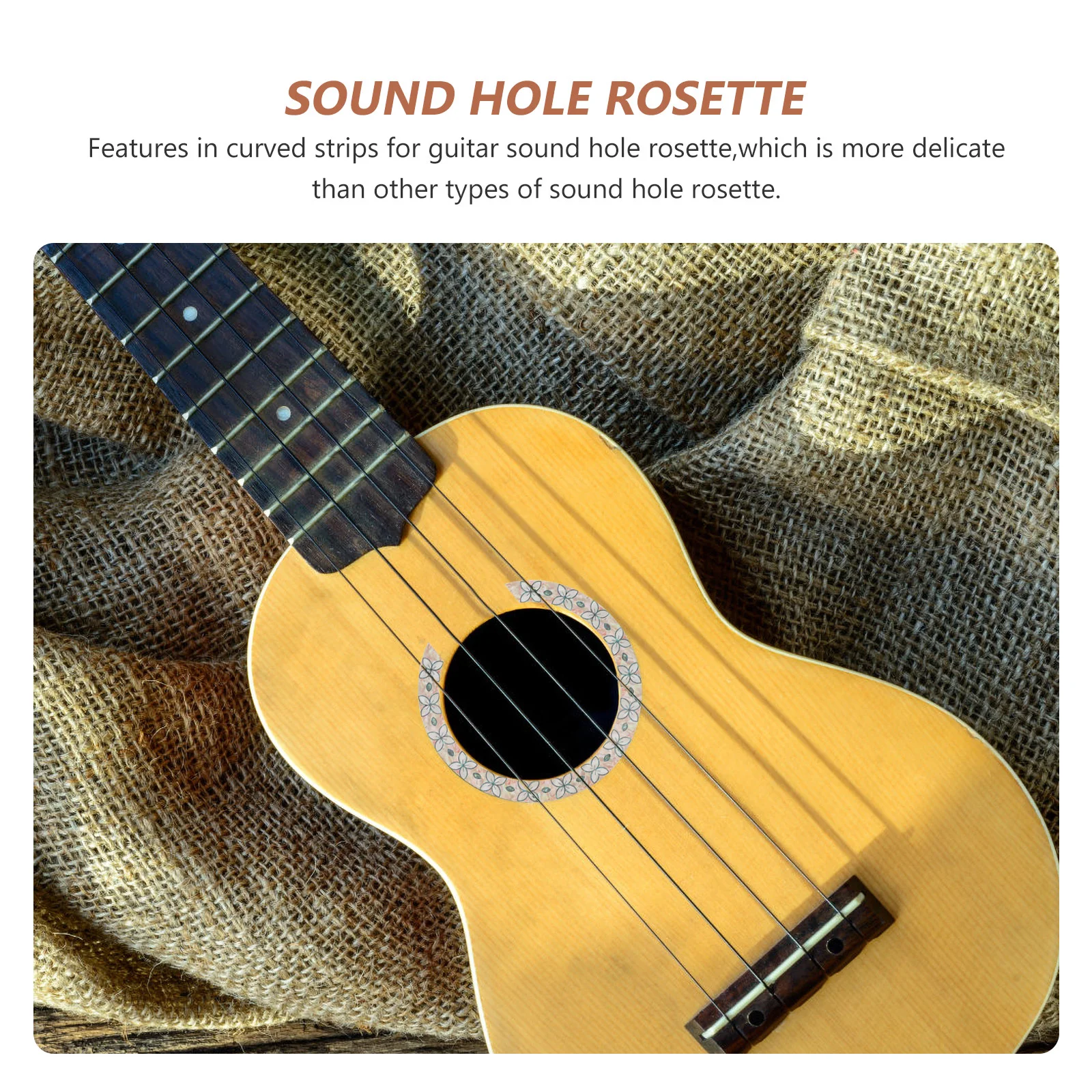 2 Pcs Garland Sound Hole Stickers for Guitars Decal Parts Personality Inlay Rosette
2 Pcs Garland Sound Hole Stickers for Guitars Decal Parts Personality Inlay Rosette