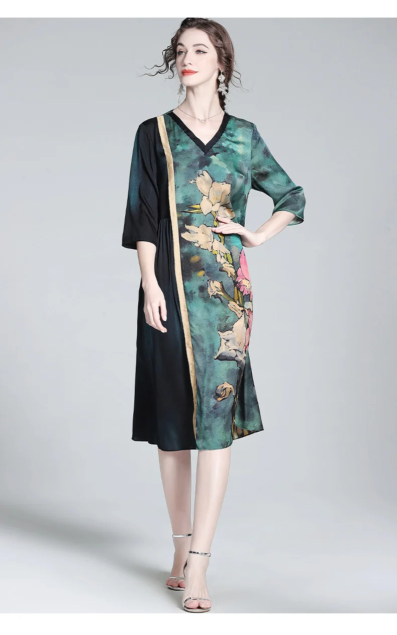 Summer Spring Long Floral Bandage Dress Women 2023 New Sexy V Neck Slim High Waist Ladies A Line Print Maxi Dresses
Summer Spring Long Floral Bandage Dress Women 2023 New Sexy V Neck Slim High Waist Ladies A Line Print Maxi Dresses