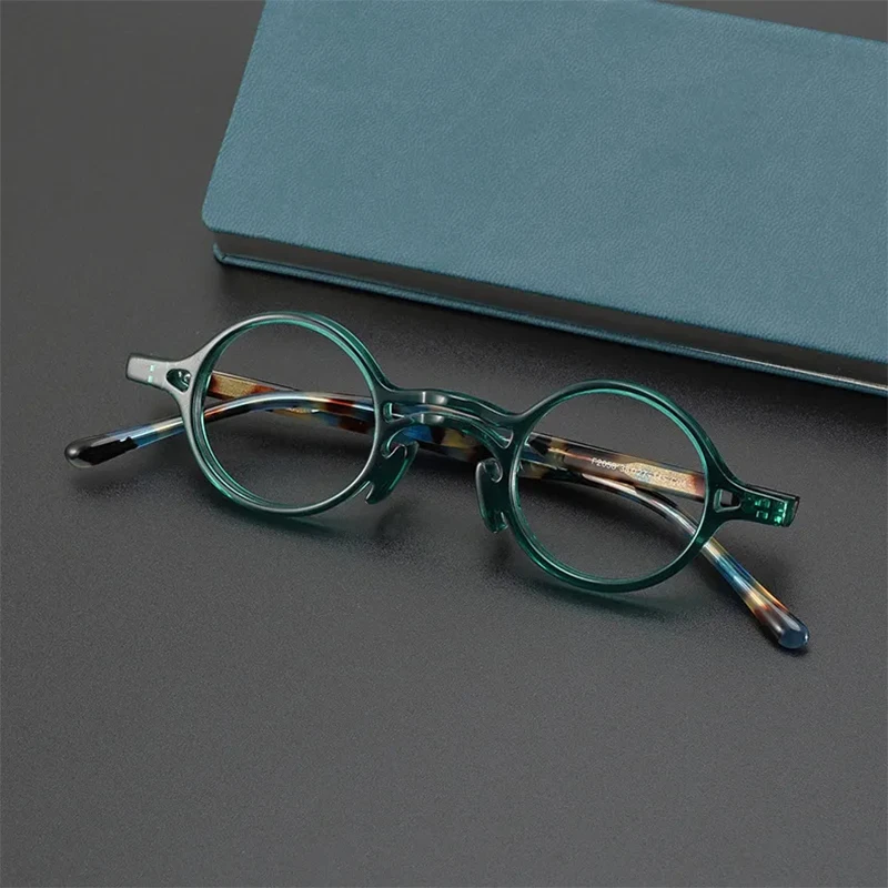 Fashion Double Beam Acetic Acid Eyewear Frame Men Top Quality Designer Optical Glasses Women Myopia Reading Circular Eyeglasses
Fashion Double Beam Acetic Acid Eyewear Frame Men Top Quality Designer Optical Glasses Women Myopia Reading Circular Eyeglasses
