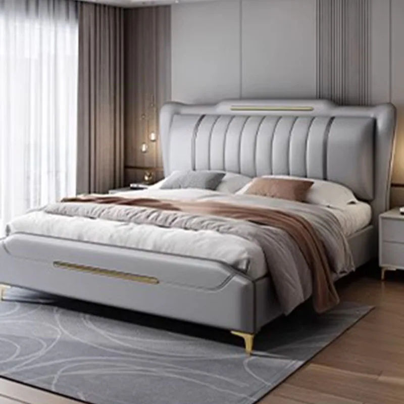 

Современная Европейская двойная кровать с ящиками, детская рамка, двойная кровать, двойная гостиная, мебель для спальни