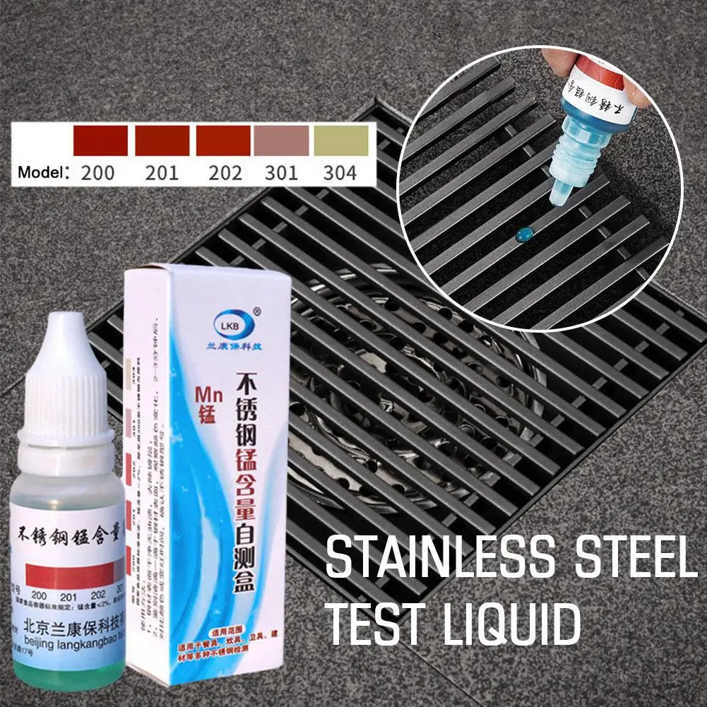 200 201 202 301 304 Stainless Steel Detection Liquid Reagent Content Rapid Analytical Identification Analytical Test Rapid A7F2
200 201 202 301 304 Stainless Steel Detection Liquid Reagent Content Rapid Analytical Identification Analytical Test Rapid A7F2