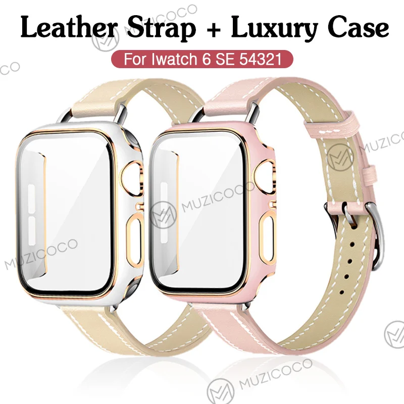 Band+case High quality Leather lady For Apple watch band 41mm 45mm series 7 SE 6543 40/44mm 38/42mm smart watch bracelet+Case
Band+case High quality Leather lady For Apple watch band 41mm 45mm series 7 SE 6543 40/44mm 38/42mm smart watch bracelet+Case