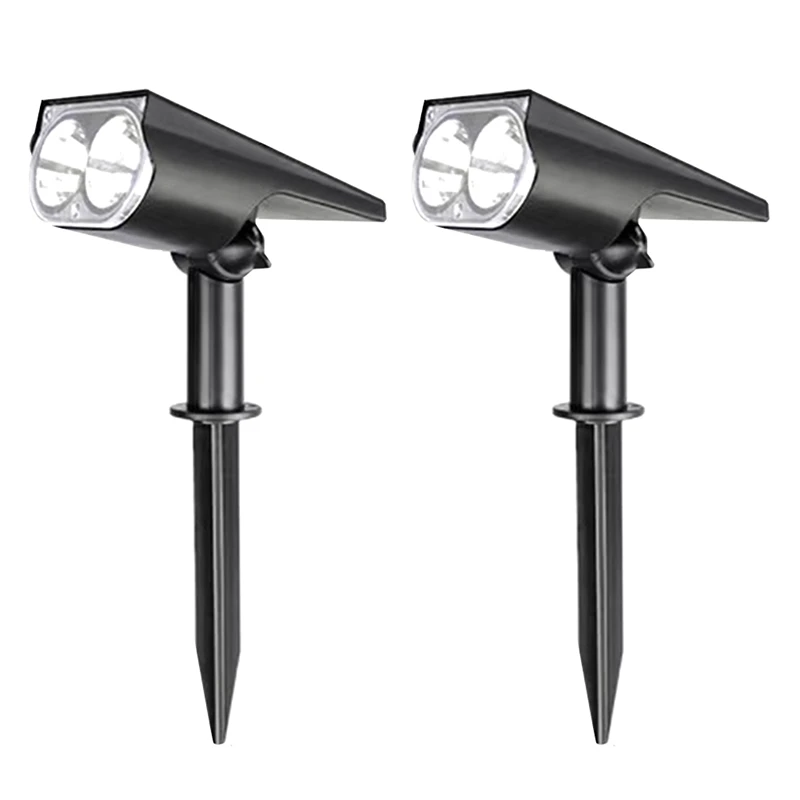 2Pcs Solar Spot Lights Bright LED Solar Lights IP65 Waterproof Landscape Spotlights Easy Install Easy To Use
2Pcs Solar Spot Lights Bright LED Solar Lights IP65 Waterproof Landscape Spotlights Easy Install Easy To Use