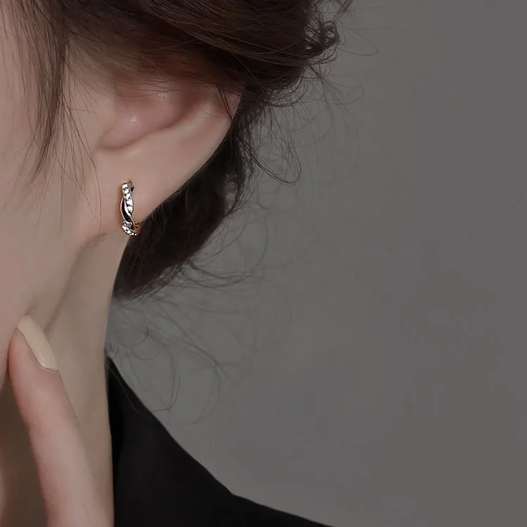 LByzHan – boucles d'oreilles rondes en argent Sterling 100% 925 pour femmes, fabrication de bijoux, cadeau de mariage, fiançailles, E024 3