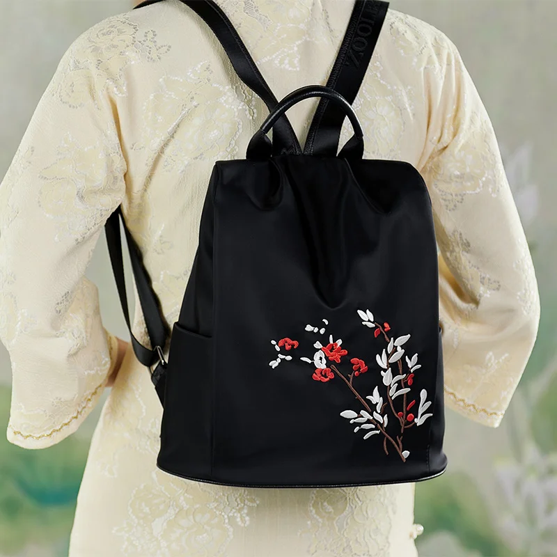 

ZOOLER New Women Backpacks Schoolgirl Book Bag Travel Anti-theft Backpack Embossed Girls Functional Bags Large - jh232