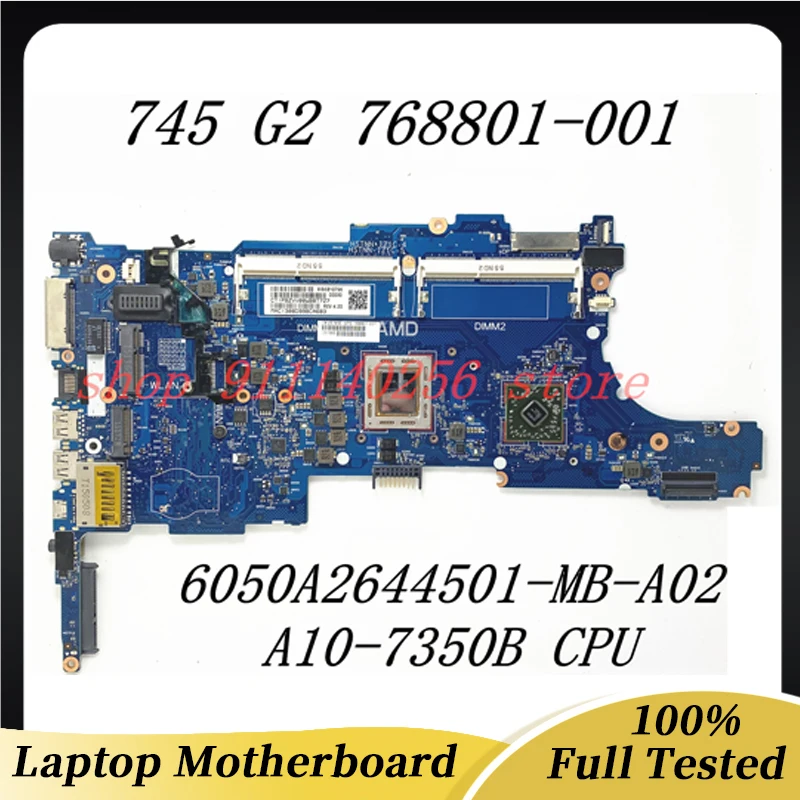 768801-001 768801-501 768801-601 для HP 745 G2 материнская плата для ноутбука 6050A2644501-MB-A02 с процессором A10-7350B 100% полностью протестирована хорошо
768801-001 768801-501 768801-601 для HP 745 G2 материнская плата для ноутбука 6050A2644501-MB-A02 с процессором A10-7350B 100% полностью протестирована хорошо