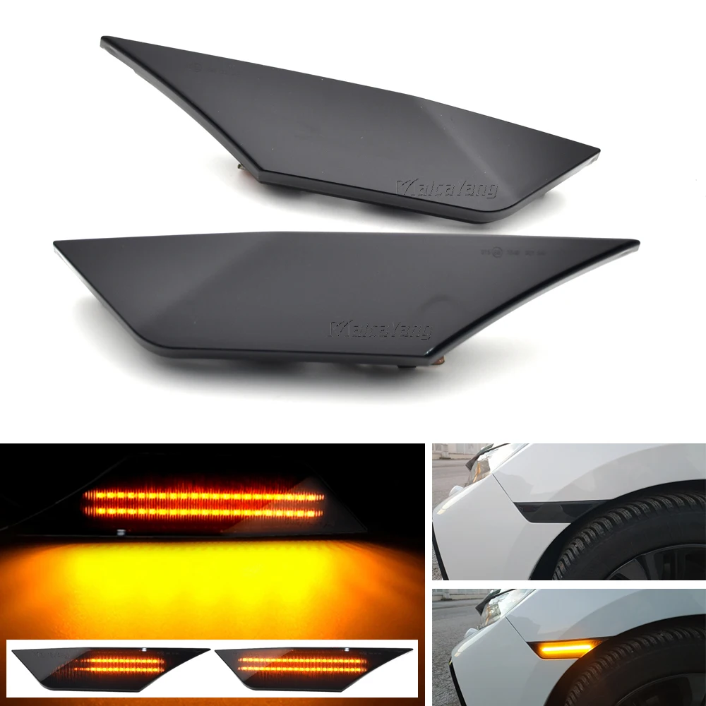 Flowing Water LED Turn Signal Side Marker Light Dynamic Blinker For Honda Civic 10th Gen Sedan Coupe Hatchback 2016 2017 2018
Flowing Water LED Turn Signal Side Marker Light Dynamic Blinker For Honda Civic 10th Gen Sedan Coupe Hatchback 2016 2017 2018