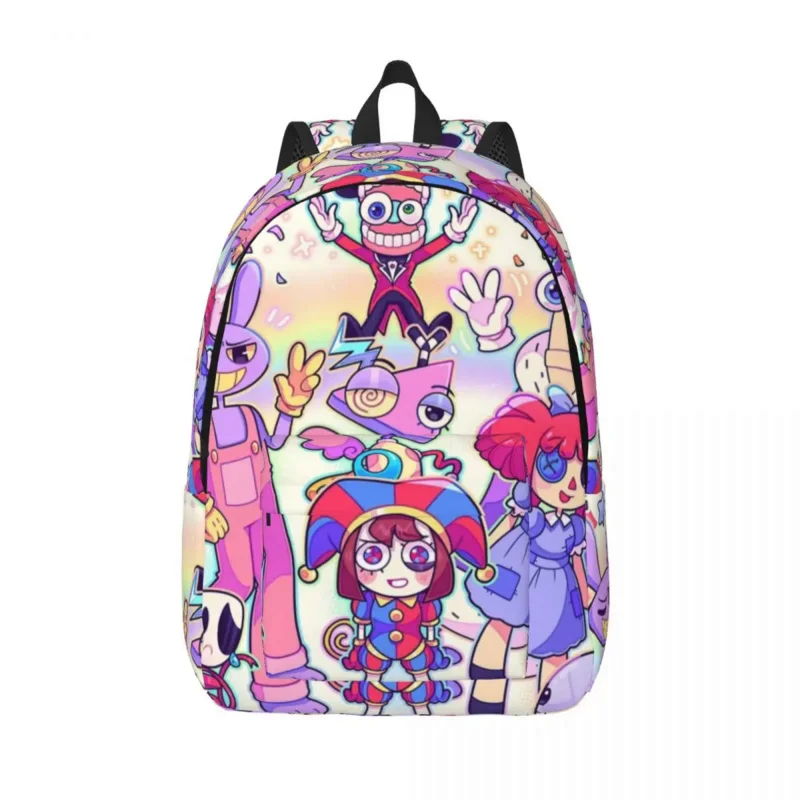 

The Amazing Digital Circus Backpack for Boy Girl Kids Student School Bookbag Pomni Jax Daypack Preschool Primary Bag Outdoor