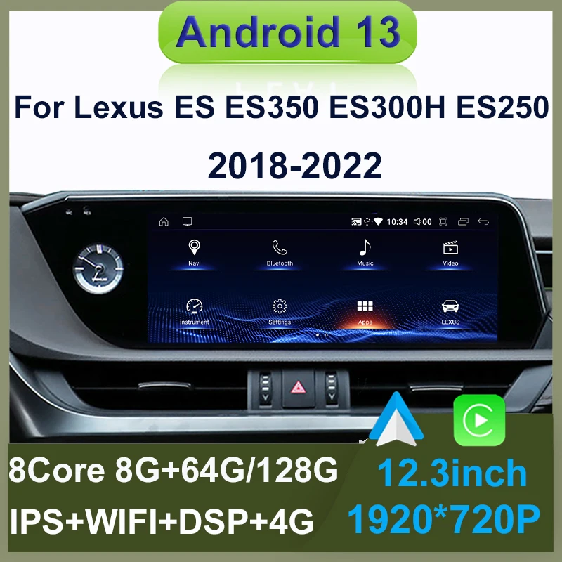Android 13 8+128G Auto Carplay Car Dvd Player For Lexus ES ES200 ES300H ES250 ES350 Navigation Multimedia Stereo
Android 13 8+128G Auto Carplay Car Dvd Player For Lexus ES ES200 ES300H ES250 ES350 Navigation Multimedia Stereo