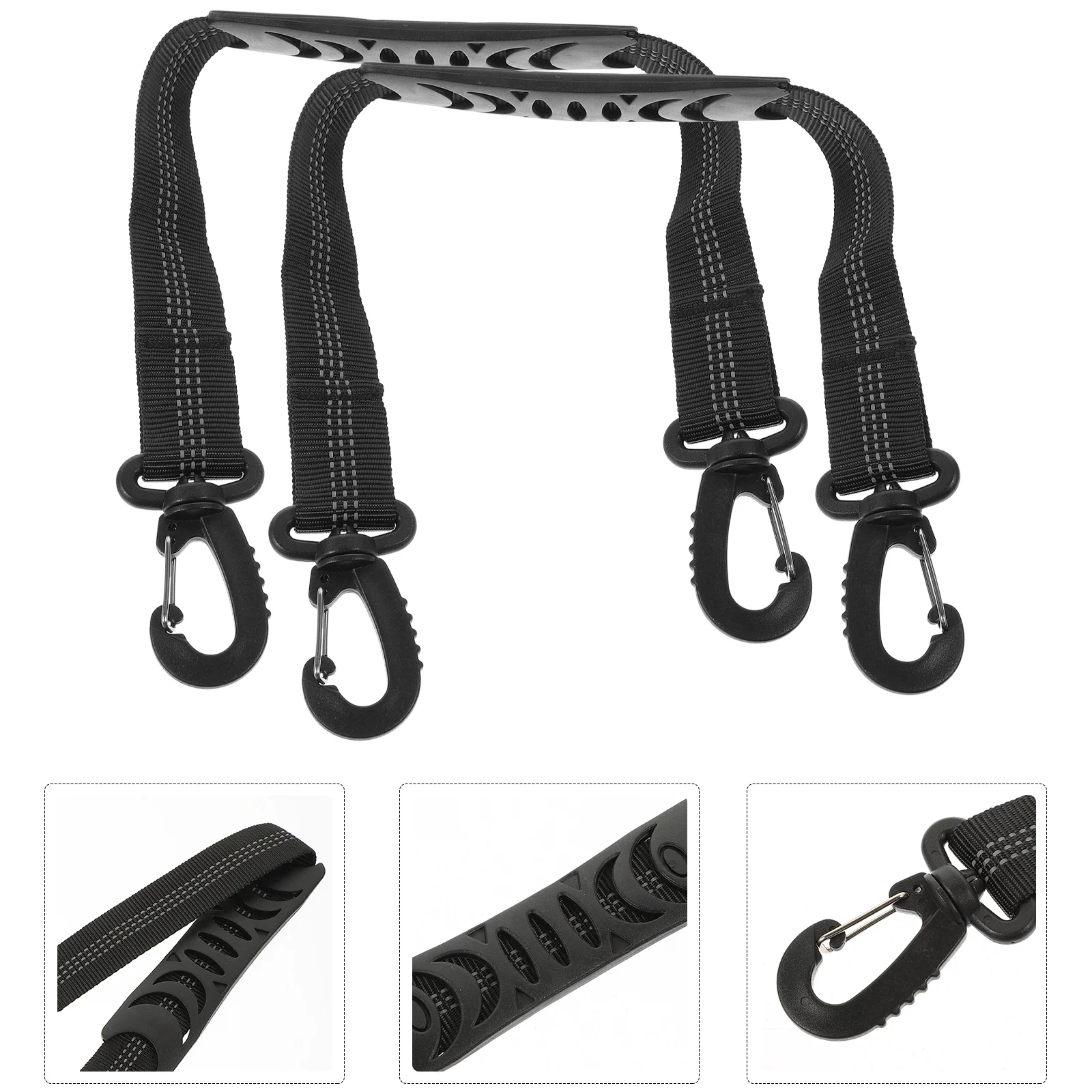 

2 Pcs Skate Lifter Portable Carrier Straps Outdoor Skating Shoes Ski for Boots Ice Leashes Nylon Webbing Carriers