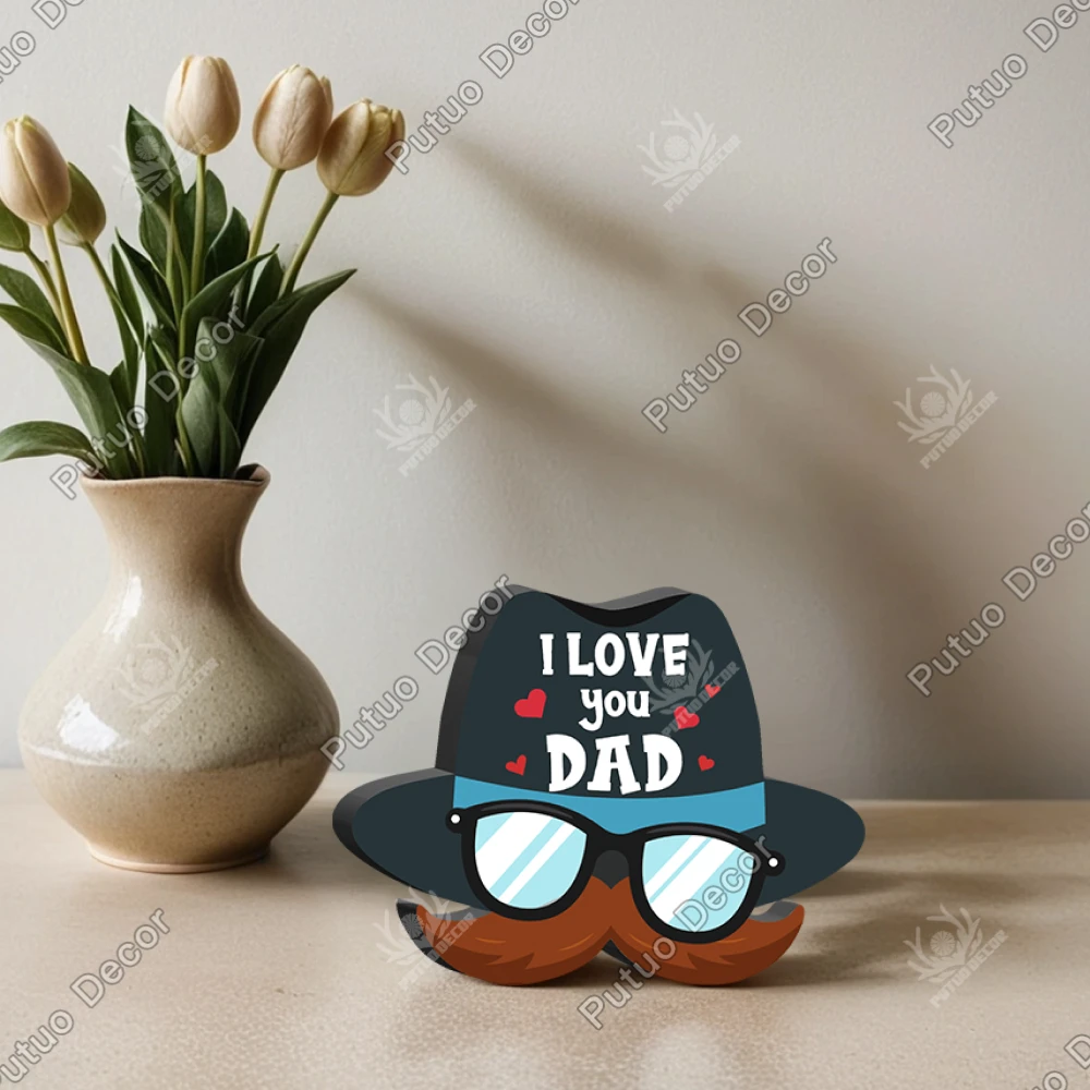 Putuo Decor 1pc Wooden Table Decor, I Love You Dad, Desktop Decoration for Home Farmhouse Garage Office, Father's Day Gift
Putuo Decor 1pc Wooden Table Decor, I Love You Dad, Desktop Decoration for Home Farmhouse Garage Office, Father's Day Gift