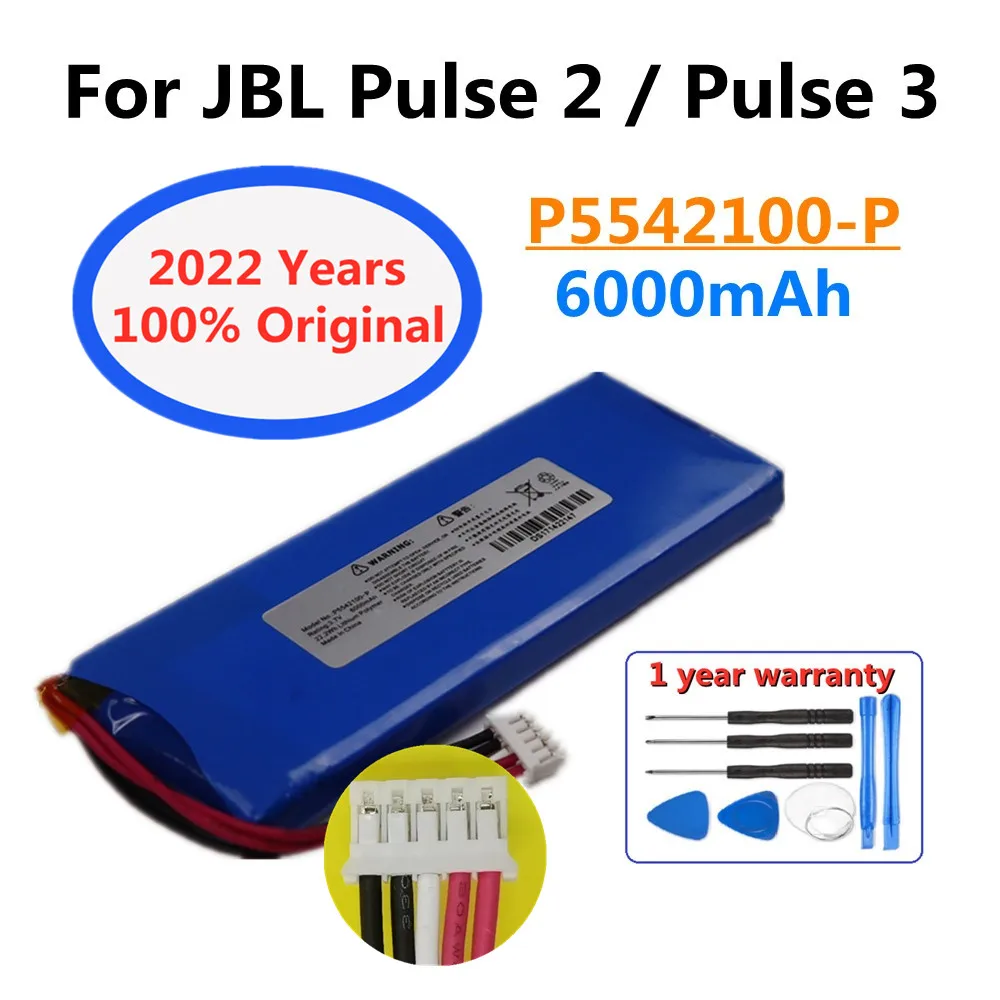 

Original New 6000mAh P5542100-P Special Edition Bluetooth Audio Speaker Battery For JBL Pulse3 Pulse2 Pulse 2 Pulse 3 Batteries