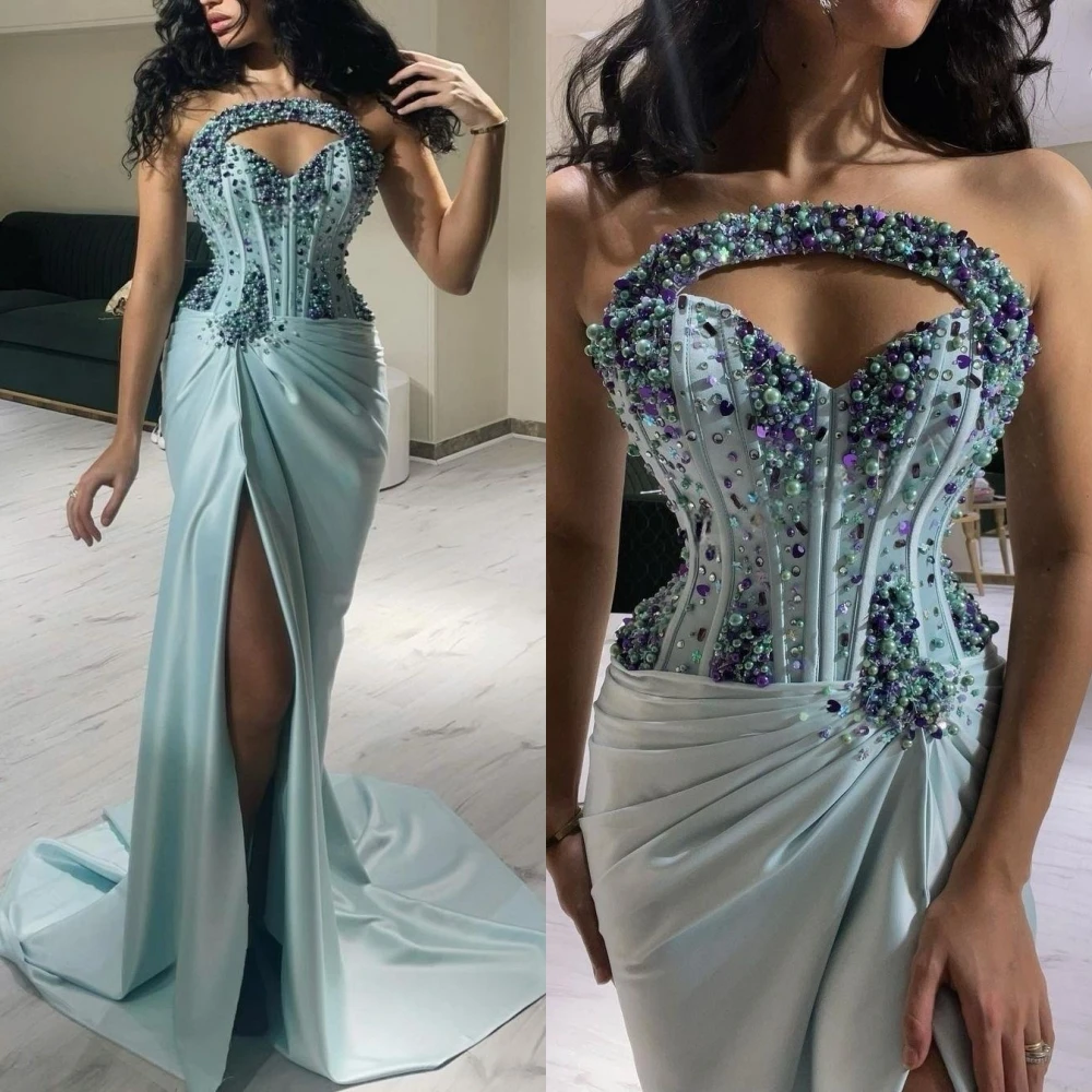 Sexy Sparkle Strapless Sheath Celebrity Dress Beading Paillette / Sequins Shirred Floor length Charmeuse Evening
Sexy Sparkle Strapless Sheath Celebrity Dress Beading Paillette / Sequins Shirred Floor length Charmeuse Evening