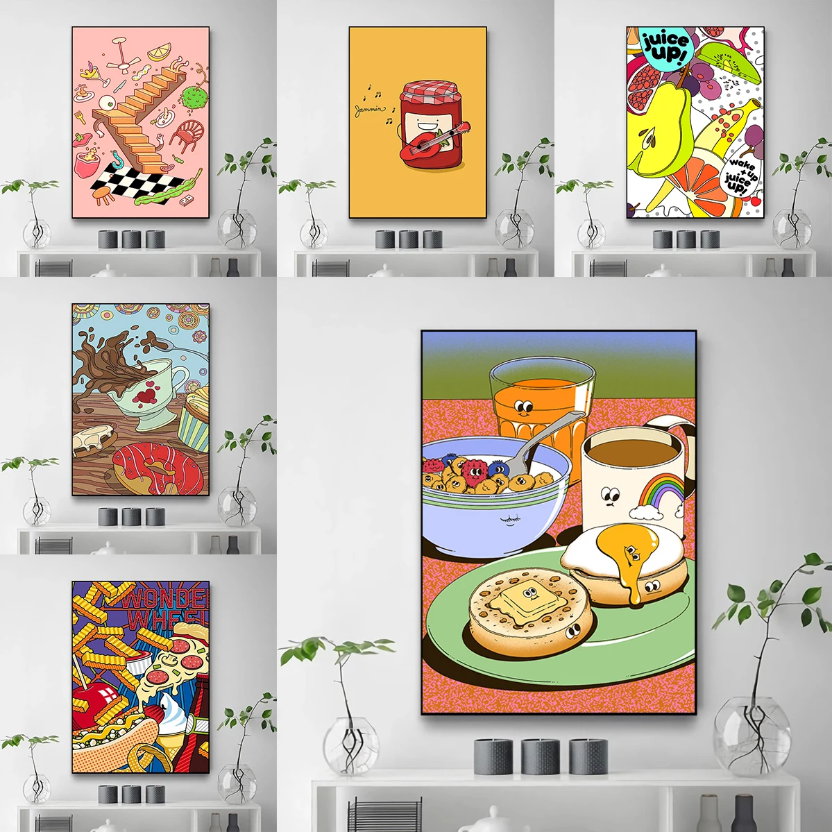 Cartoon Funny Food Poster Posters for Wall Decor Gamer Room Decoration Decorative Painting Canvas Home Decore With Free Shipping
Cartoon Funny Food Poster Posters for Wall Decor Gamer Room Decoration Decorative Painting Canvas Home Decore With Free Shipping