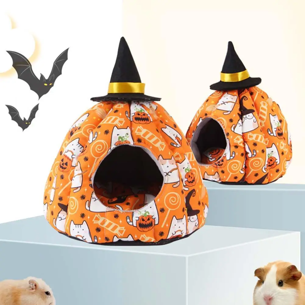 Hamster Bed Cozy Non-slip Washable Halloween Pumpkin Shaped Squirrel Hamster Nest Pet Accessories For Dwarf Rabbit Bunny
Hamster Bed Cozy Non-slip Washable Halloween Pumpkin Shaped Squirrel Hamster Nest Pet Accessories For Dwarf Rabbit Bunny