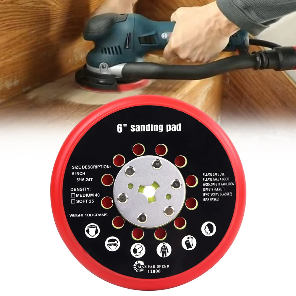 Power Tool Backing Pad RSM6046 Replace Sanding Discs Sanding Tools 6inch Abrasive Changes Efficient Hook And Loop
Power Tool Backing Pad RSM6046 Replace Sanding Discs Sanding Tools 6inch Abrasive Changes Efficient Hook And Loop