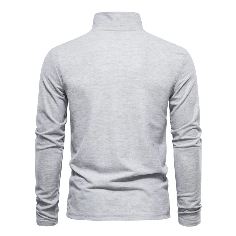 AIOPESON 2023 New Men's Deer Embroidery Polo Shirts Solid Color Long Sleeve Social Business Male 107 Sd97ccb7a76ca48dfad3e24d4f44bf8e4u