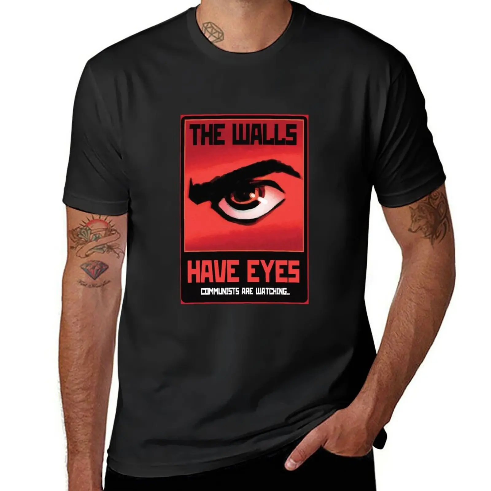 New The walls have eyes (Color) T-Shirt Short t-shirt korean fashion custom t shirts design your own mens clothing
New The walls have eyes (Color) T-Shirt Short t-shirt korean fashion custom t shirts design your own mens clothing