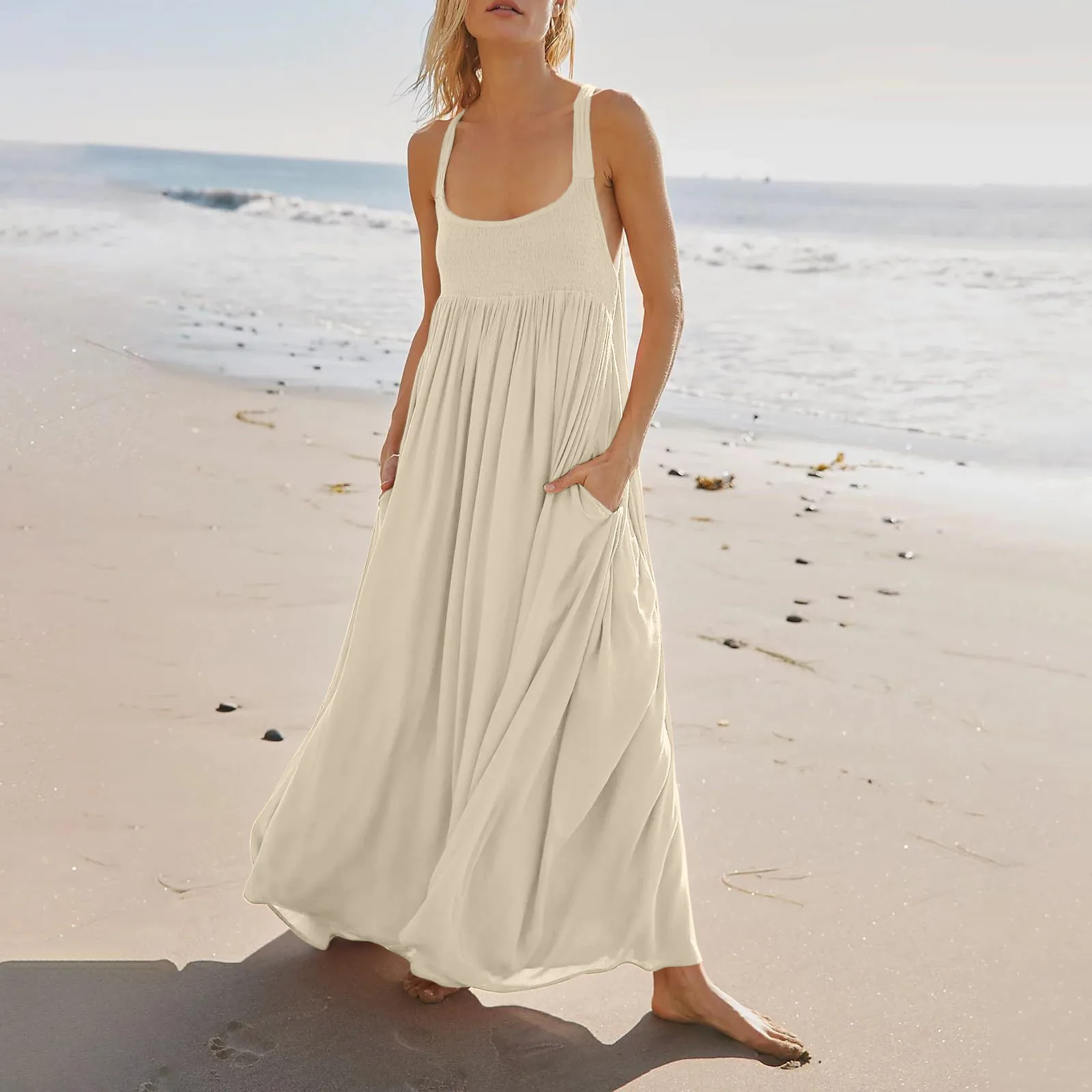 Spring Summer Beach Style Women Dress Vintage Loose A-line Sling Dress Sexy Hot Girl Chiffon Square Neck Dress
Spring Summer Beach Style Women Dress Vintage Loose A-line Sling Dress Sexy Hot Girl Chiffon Square Neck Dress