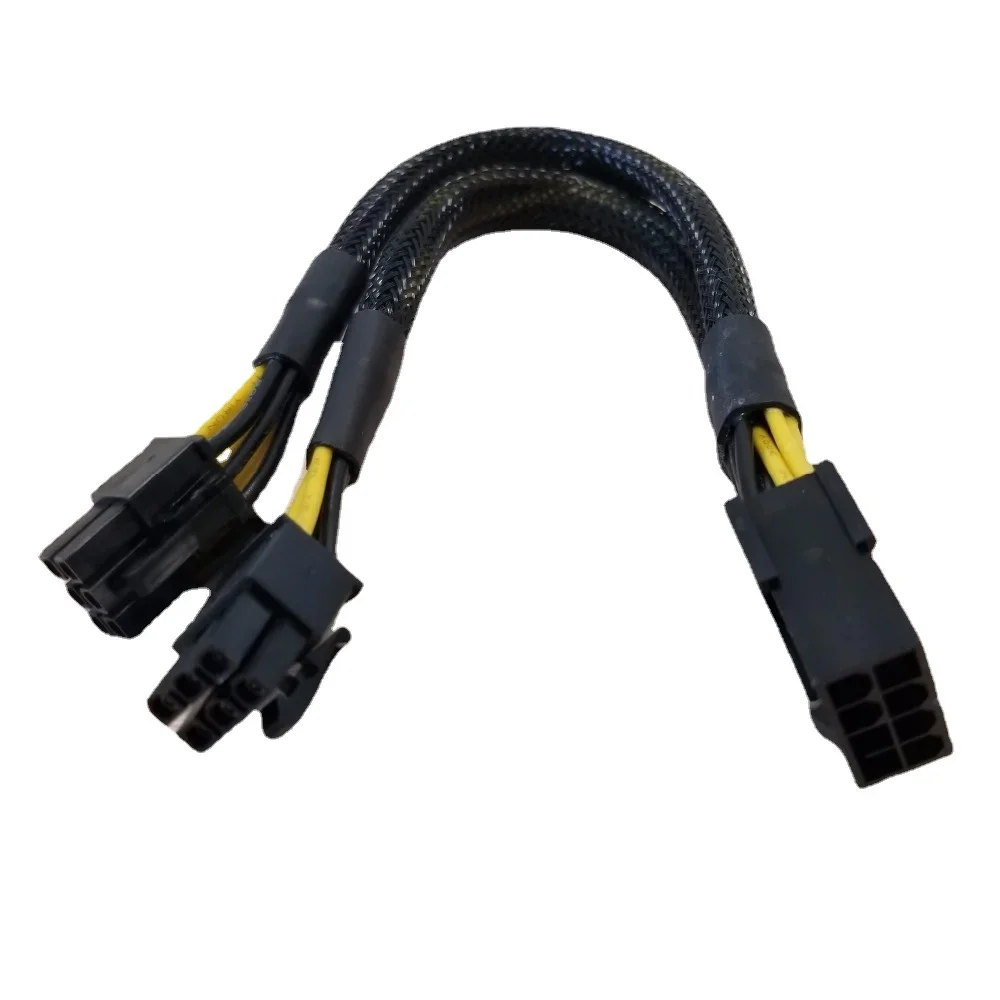PCI-E PCIe Graphics Card Video Dual 6Pin Power Cable 8Pin to 2 Port Powered Sleeved Cord 18AWG Wire PC DIY 20cm
PCI-E PCIe Graphics Card Video Dual 6Pin Power Cable 8Pin to 2 Port Powered Sleeved Cord 18AWG Wire PC DIY 20cm