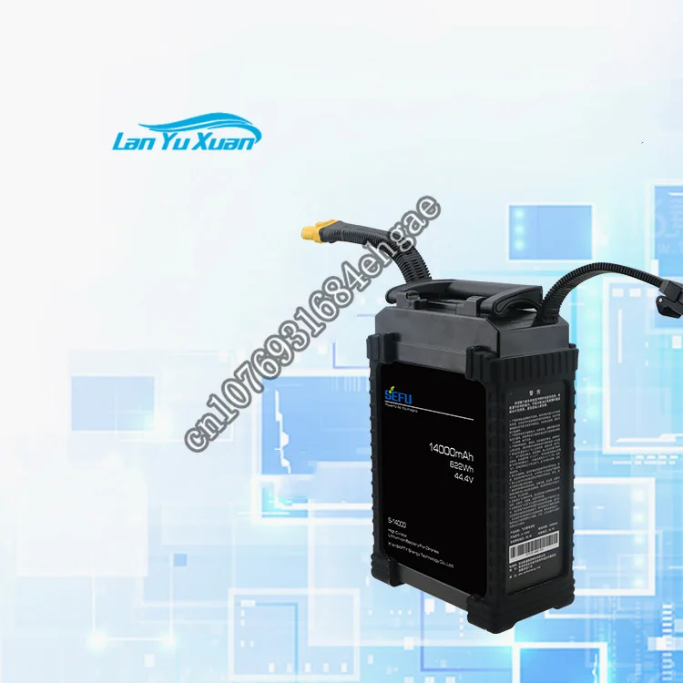 SEFU Battery agricultural plant protection UAV intelligent version lithium battery 14000MAH18C44.4V12S1P
SEFU Battery agricultural plant protection UAV intelligent version lithium battery 14000MAH18C44.4V12S1P