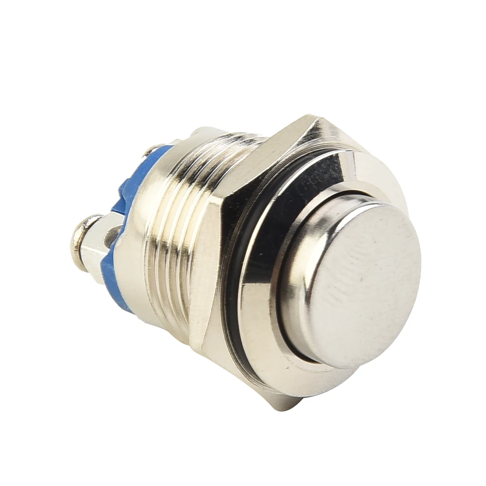 Shockproof Push Button Switch Momentary 2A/36VDC Nickel-Plated Brass 1NO 18mm Waterproof Metal Horn Electrical
Shockproof Push Button Switch Momentary 2A/36VDC Nickel-Plated Brass 1NO 18mm Waterproof Metal Horn Electrical