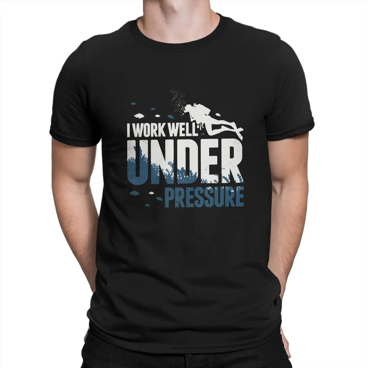 Scuba Diving Diver I Work Well Under Pressure Dive T Shirt Harajuku Homme Men's Tshirt Polyester Streetwear
Scuba Diving Diver I Work Well Under Pressure Dive T Shirt Harajuku Homme Men's Tshirt Polyester Streetwear