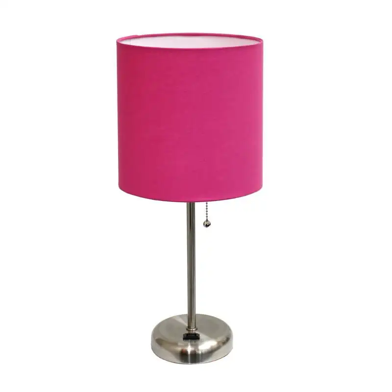 Lamp with Charging Outlet and Fabric Shade, Pink Mini lamp for desk Cute desk accessories Totoro lamp White lamp desk Lampara us
Lamp with Charging Outlet and Fabric Shade, Pink Mini lamp for desk Cute desk accessories Totoro lamp White lamp desk Lampara us