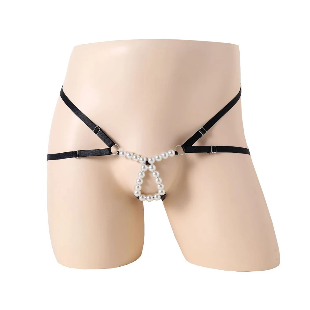 Men Sexy Sissy Thongs JockStraps Pearl Bead Panties Backless Hollow G-String Low Waist Super Miini Underwear Gay Erotic Lingerie
Men Sexy Sissy Thongs JockStraps Pearl Bead Panties Backless Hollow G-String Low Waist Super Miini Underwear Gay Erotic Lingerie