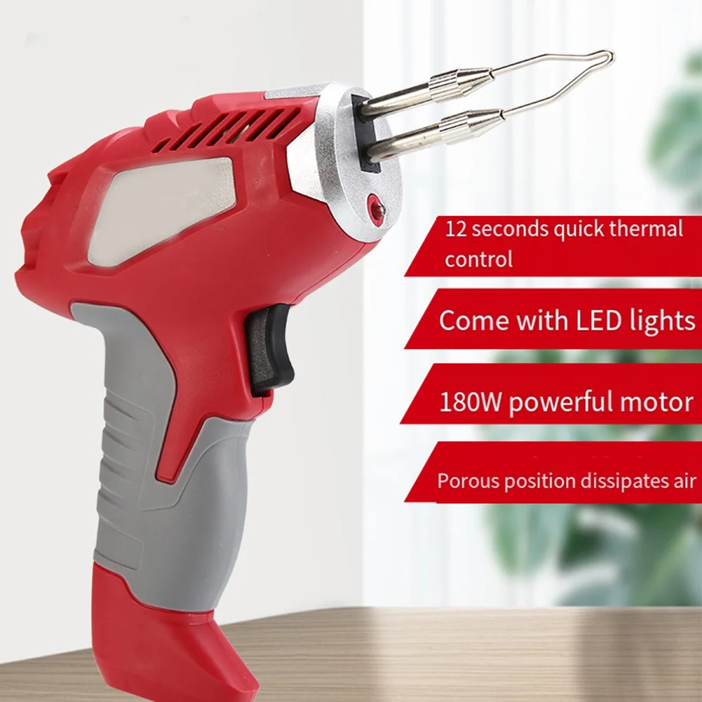 180W High-power Electric Iron 220-240V 50/60Hz Fast Thermal Electric Soldering Iron Welding Repair Tool High-power Electric Iron
180W High-power Electric Iron 220-240V 50/60Hz Fast Thermal Electric Soldering Iron Welding Repair Tool High-power Electric Iron