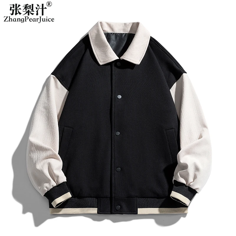 New Men Spring Autumn Jacket Men's Fashion College Style Baseball Jacket Youth Student Patchwork Jacket Varsity Jacket Men 
New Men Spring Autumn Jacket Men's Fashion College Style Baseball Jacket Youth Student Patchwork Jacket Varsity Jacket Men