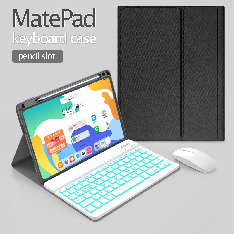 Беспроводная светодиодная клавиатура с чехлом для Huawei Matepad 11 10,4 10,8 Pro 10,8, магнитный чехол со слотом для стилуса, клавиатура с мышью
Беспроводная светодиодная клавиатура с чехлом для Huawei Matepad 11 10,4 10,8 Pro 10,8, магнитный чехол со слотом для стилуса, клавиатура с мышью