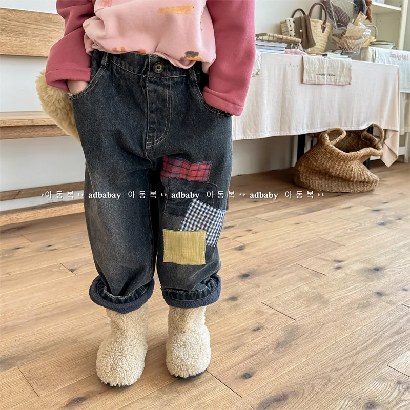 2023 Korean Winter New Children's Fashion Jeans Girl Trousers Child Boys Trousers Kids Denim Pants 1 To 7 Year Old Baby Clothing
2023 Korean Winter New Children's Fashion Jeans Girl Trousers Child Boys Trousers Kids Denim Pants 1 To 7 Year Old Baby Clothing