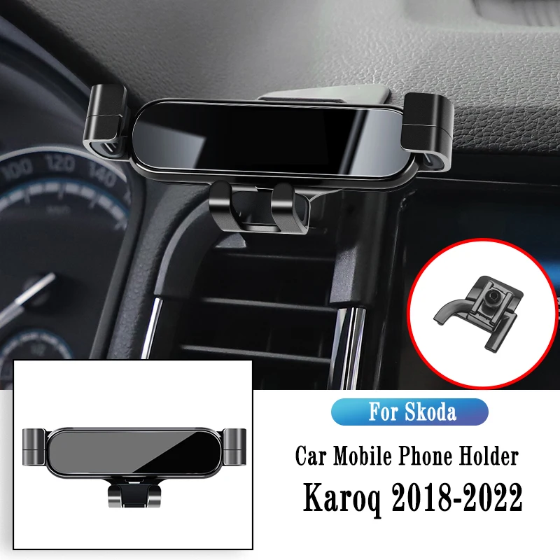 Car Phone Holder For Skoda Karoq 2018-2022 Gravity Navigation Bracket GPS Stand Air Outlet Clip Rotatable Support Accessories
Car Phone Holder For Skoda Karoq 2018-2022 Gravity Navigation Bracket GPS Stand Air Outlet Clip Rotatable Support Accessories