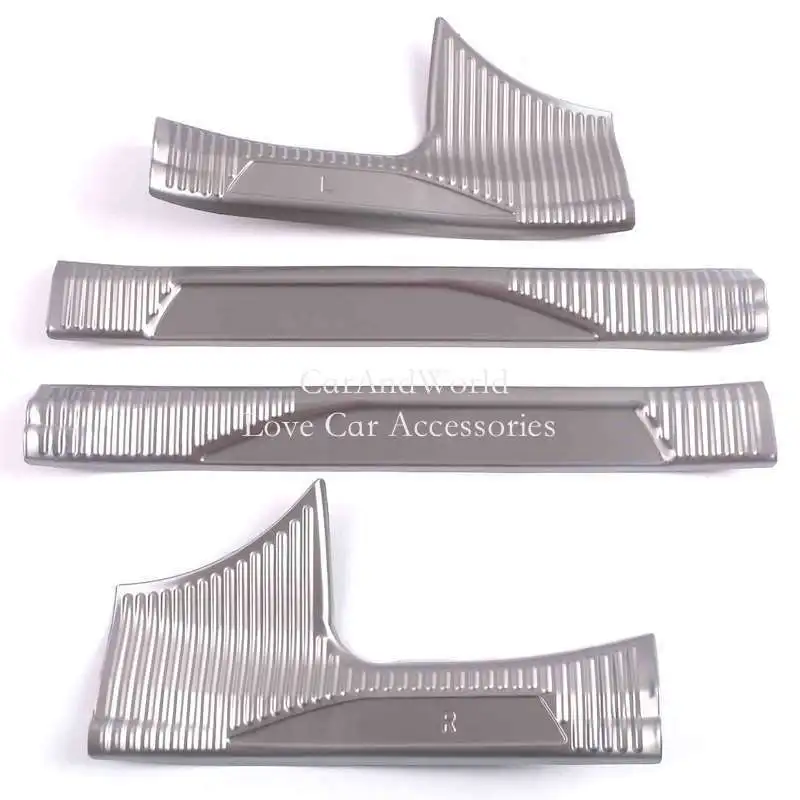Stainless Welcome Door Sill Scuff Plate Pedal Protector Cover Trims Car Garnish Accessories For Lexus NX 250 260 350h 2022-2024
Stainless Welcome Door Sill Scuff Plate Pedal Protector Cover Trims Car Garnish Accessories For Lexus NX 250 260 350h 2022-2024