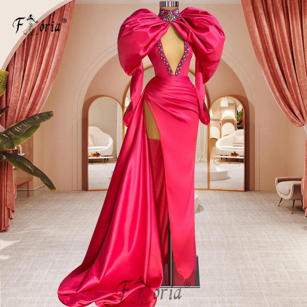 Роскошные вечерние платья-русалки Fushia Dubai с пушистыми рукавами 2023 арабские женские длинные платья для выпускного вечера с Боковым Разрезом Aso Ebi халаты
Роскошные вечерние платья-русалки Fushia Dubai с пушистыми рукавами 2023 арабские женские длинные платья для выпускного вечера с Боковым Разрезом Aso Ebi халаты